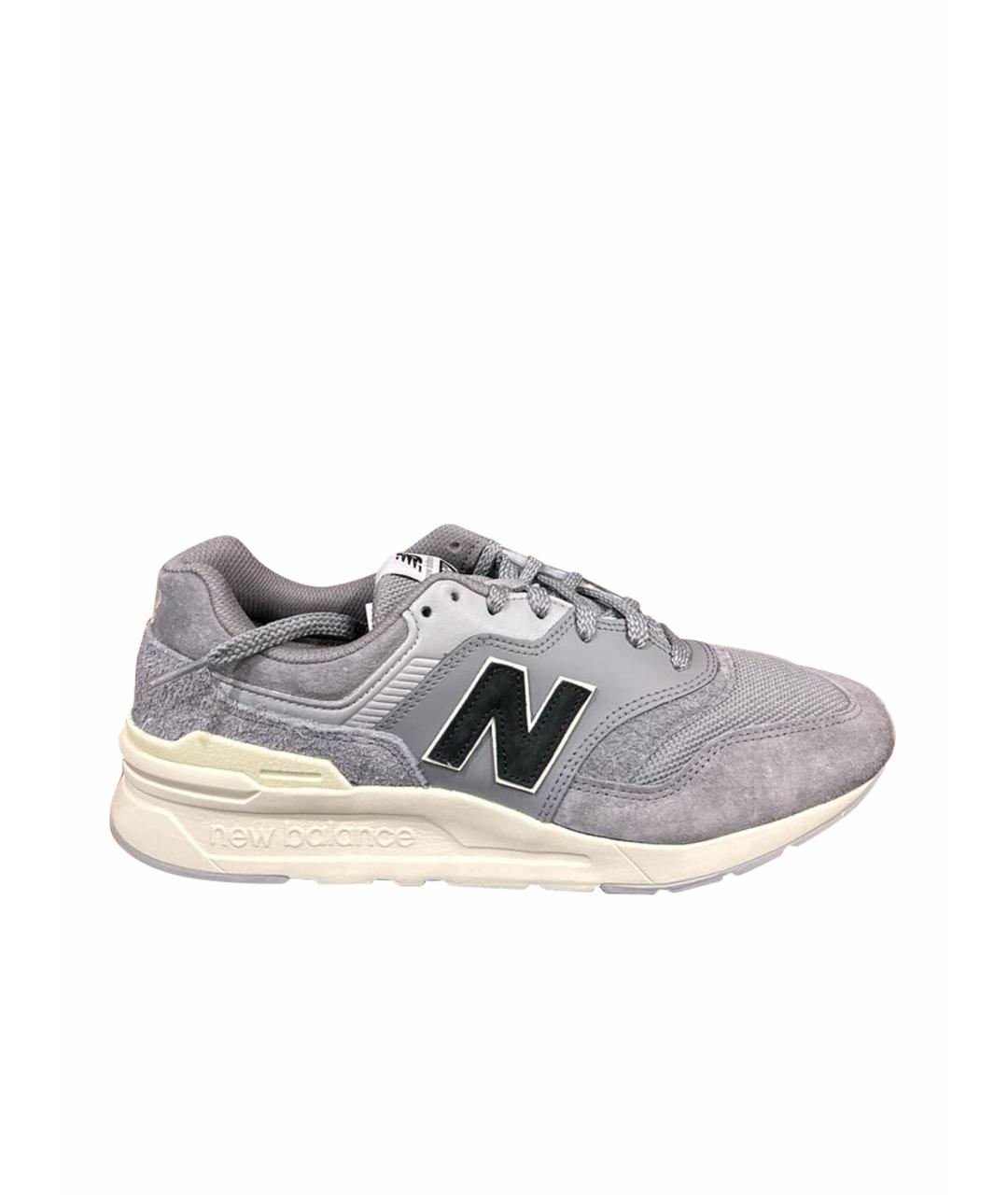 NEW BALANCE Серые низкие кроссовки / кеды, фото 1