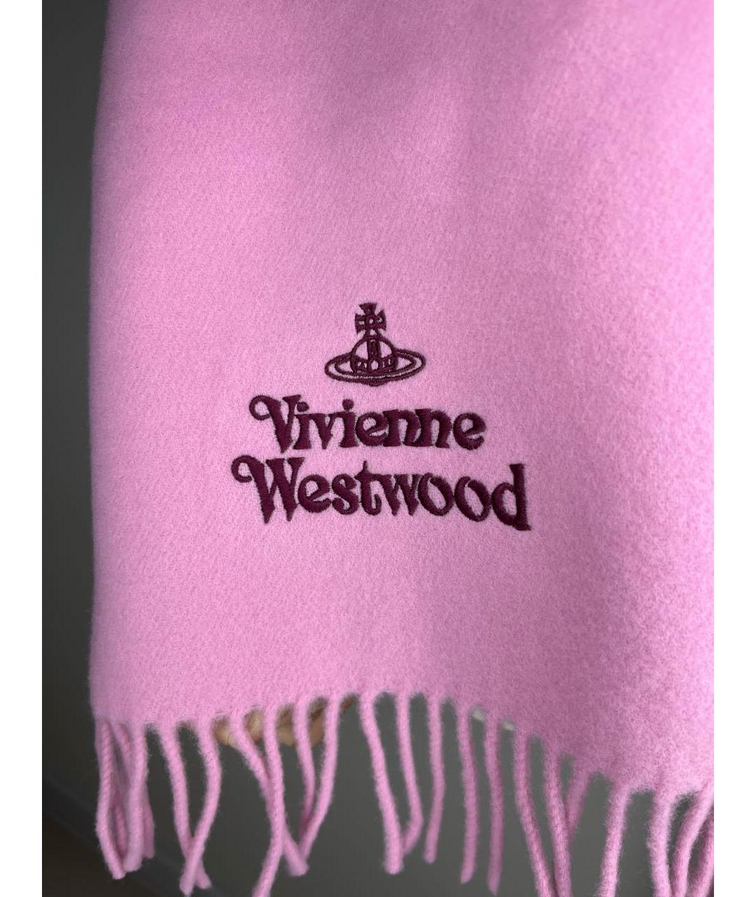 VIVIENNE WESTWOOD Розовый шарф, фото 7