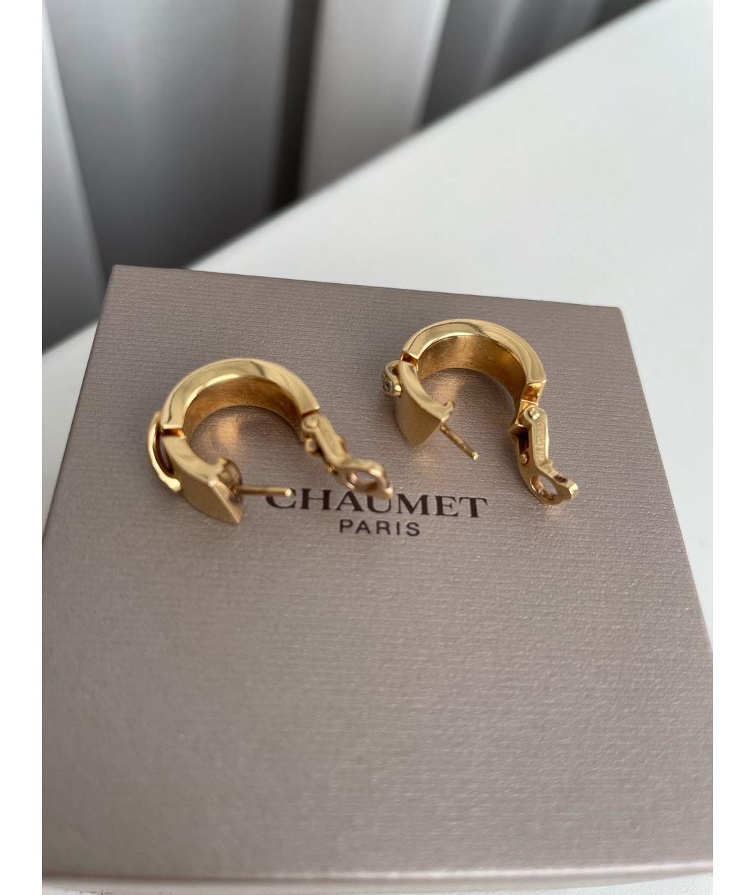 CHAUMET Золотые серьги из желтого золота, фото 2