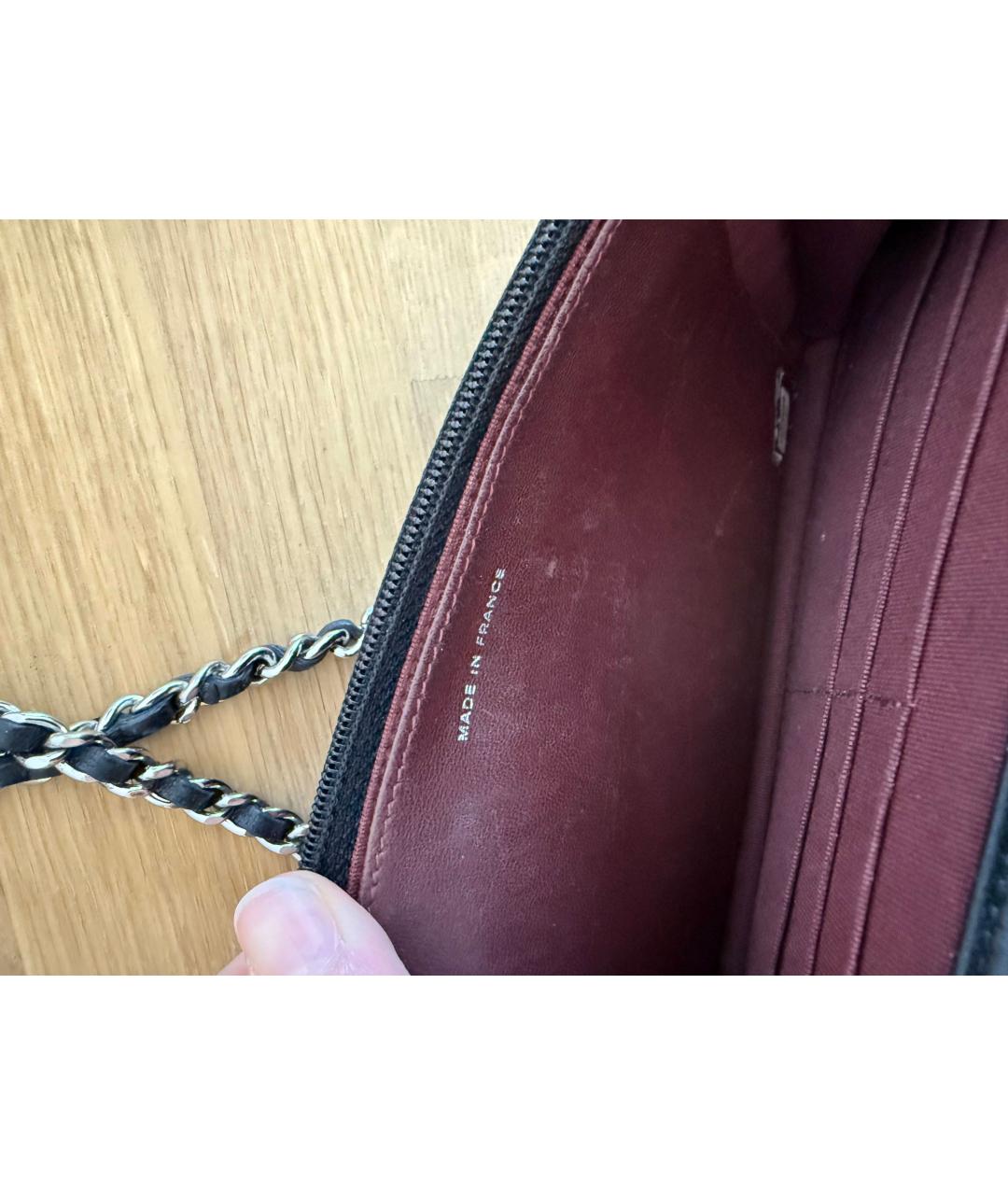 CHANEL Черная сумка через плечо, фото 6