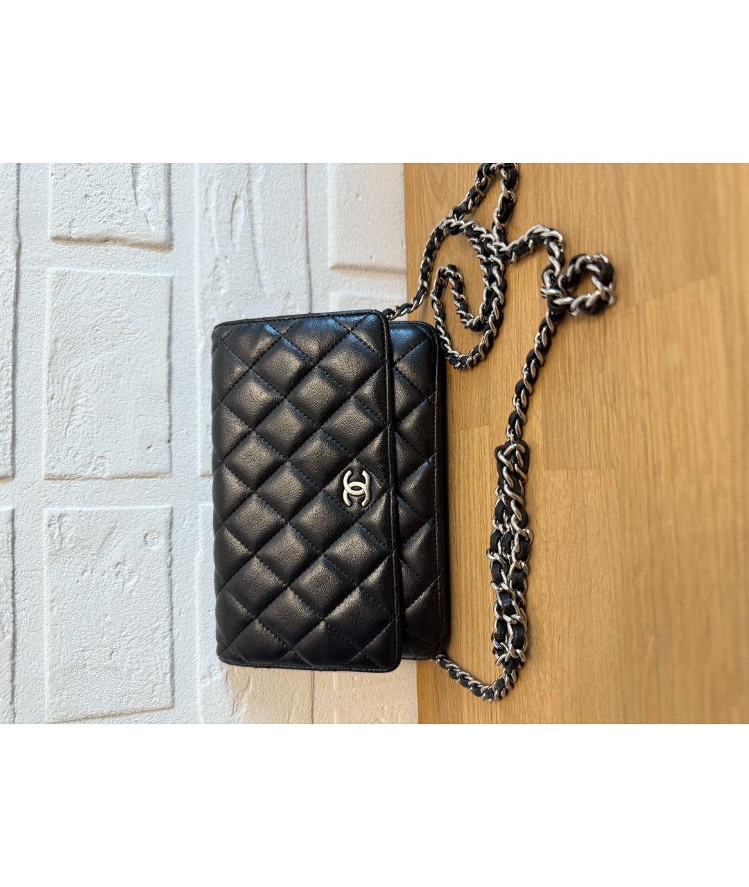 CHANEL Черная сумка через плечо, фото 9