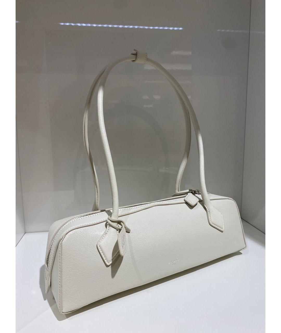 ALAIA Бежевая кожаная сумка через плечо, фото 2