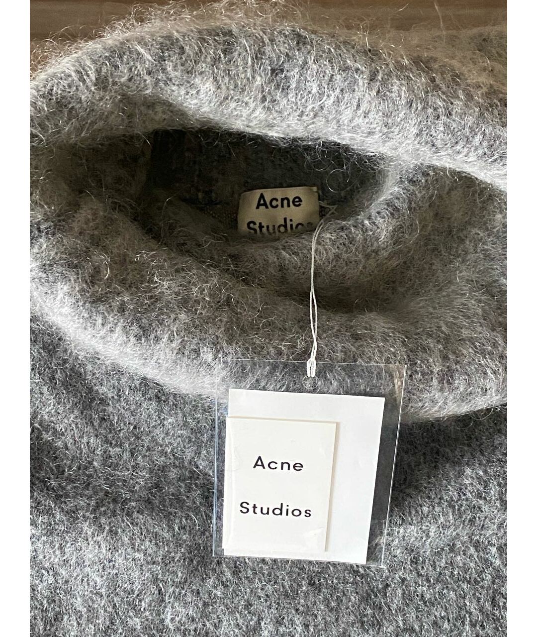 ACNE STUDIOS Серый шерстяной джемпер / свитер, фото 3