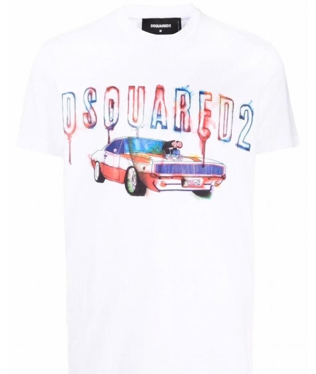 DSQUARED2 Белая хлопковая детская футболка, фото 1