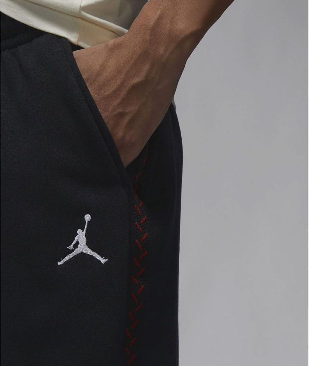 JORDAN Черный хлопковый спортивный костюм, фото 7