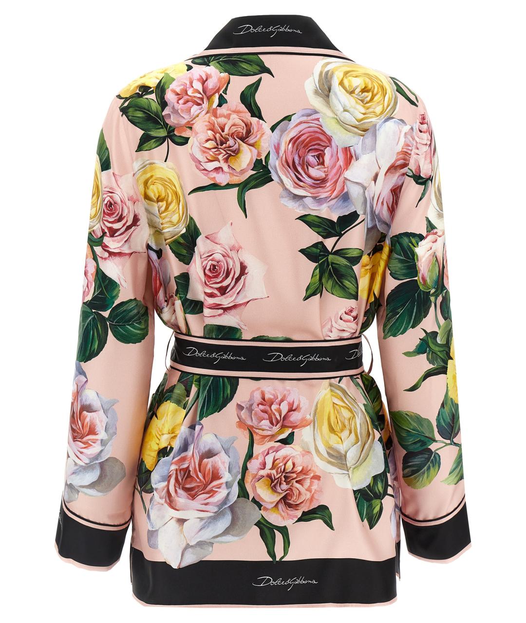 DOLCE&GABBANA Мульти шелковая блузы, фото 2