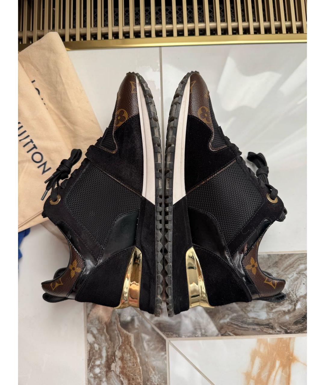 LOUIS VUITTON Черные кроссовки, фото 5