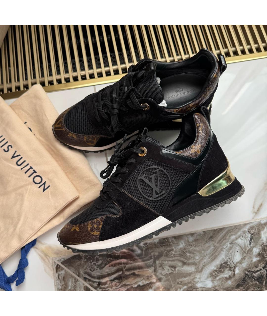 LOUIS VUITTON Черные кроссовки, фото 8