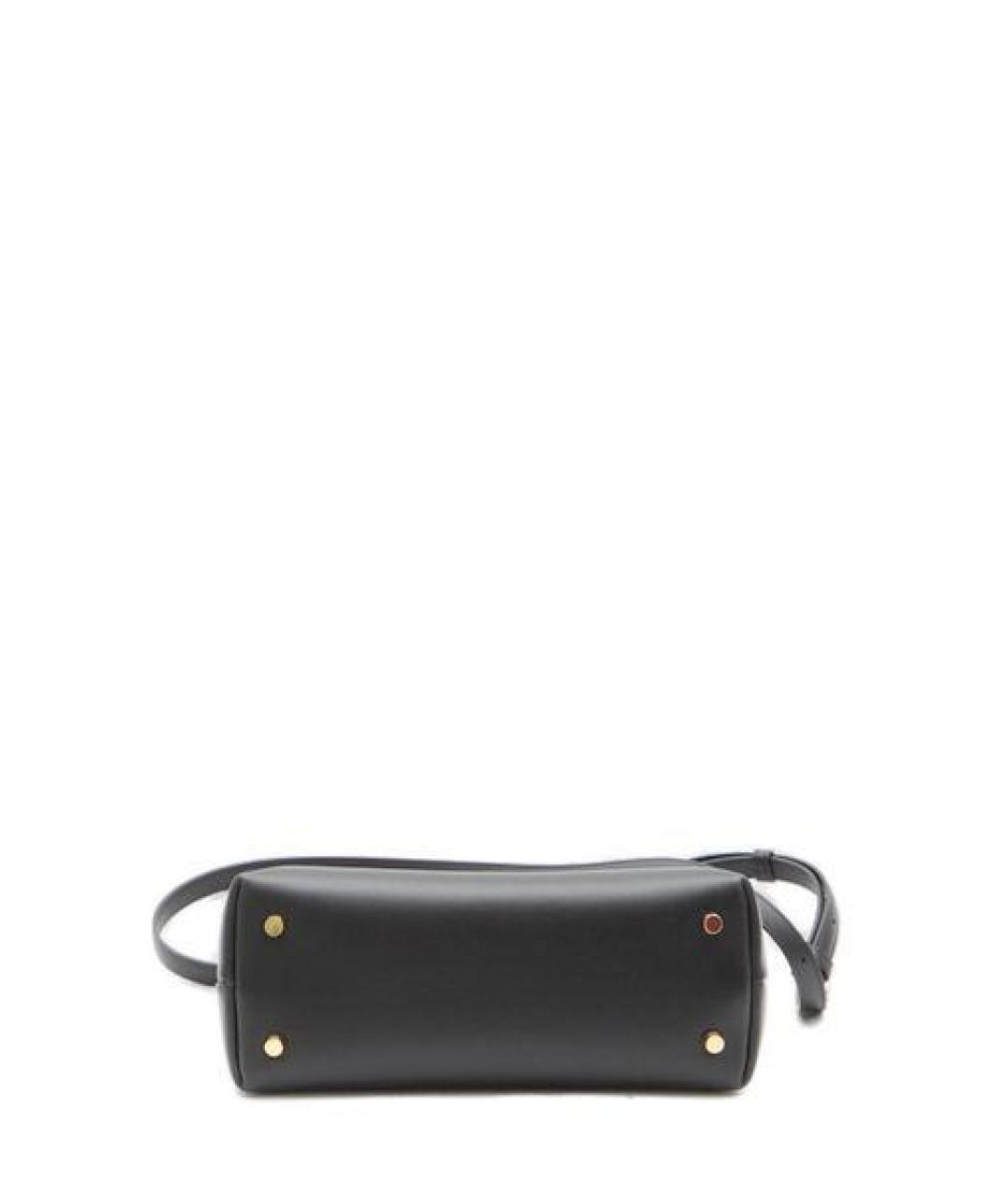 CELINE Черная кожаная сумка с короткими ручками, фото 3