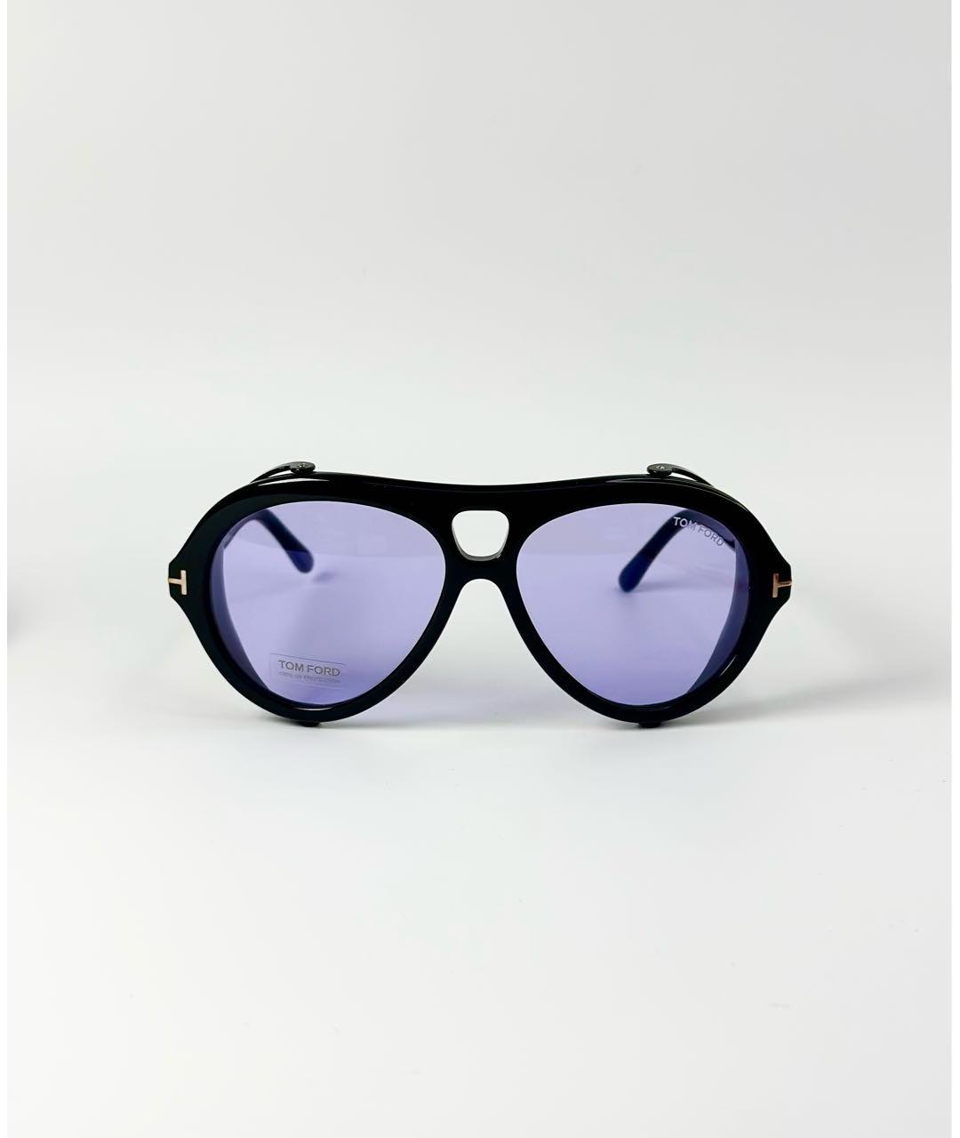 TOM FORD Черные пластиковые солнцезащитные очки, фото 5