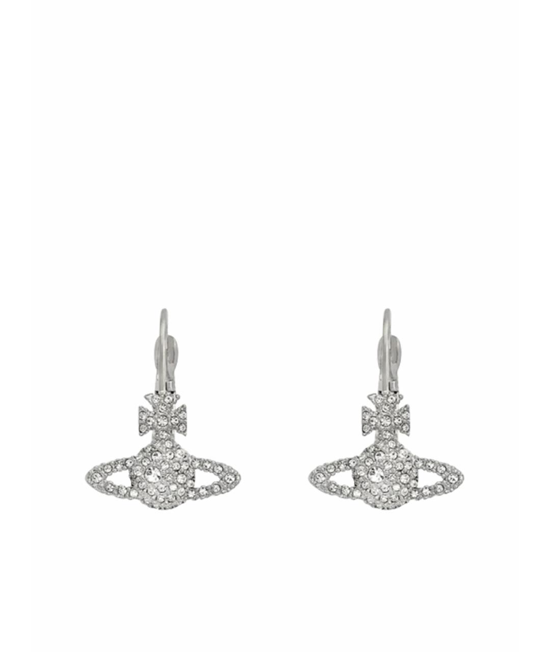 VIVIENNE WESTWOOD Серебряные металлические серьги, фото 1