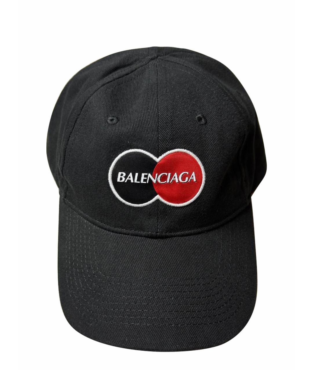 BALENCIAGA Черная кепка/бейсболка, фото 1