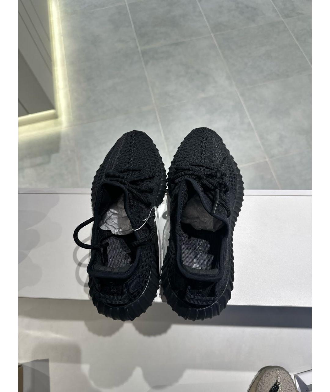 ADIDAS YEEZY Черные низкие кроссовки / кеды, фото 3