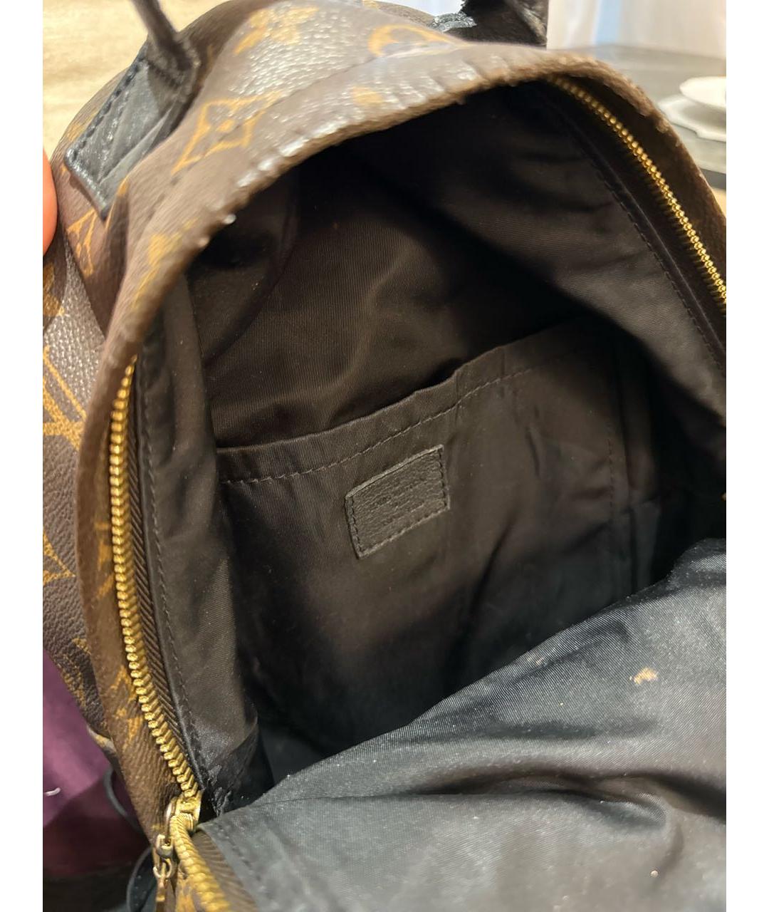 LOUIS VUITTON Коричневый рюкзак, фото 3