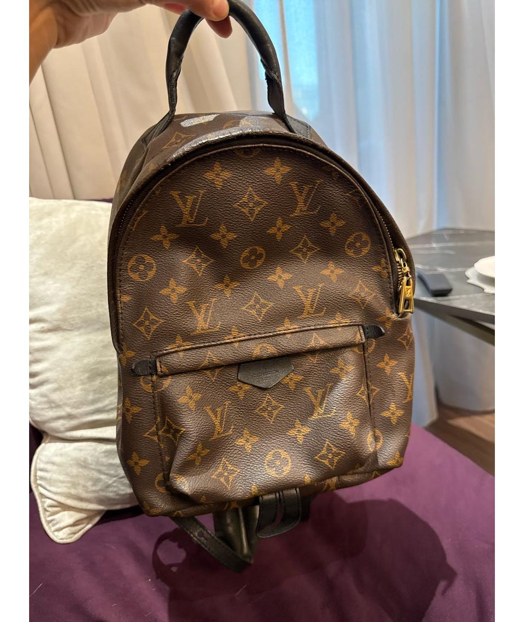 LOUIS VUITTON Коричневый рюкзак, фото 4