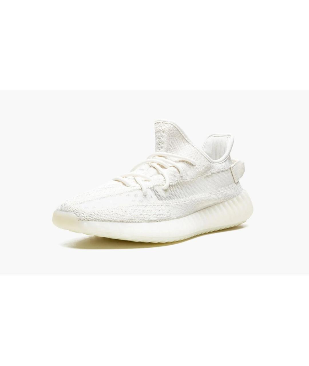 ADIDAS YEEZY Белые текстильные кроссовки, фото 4