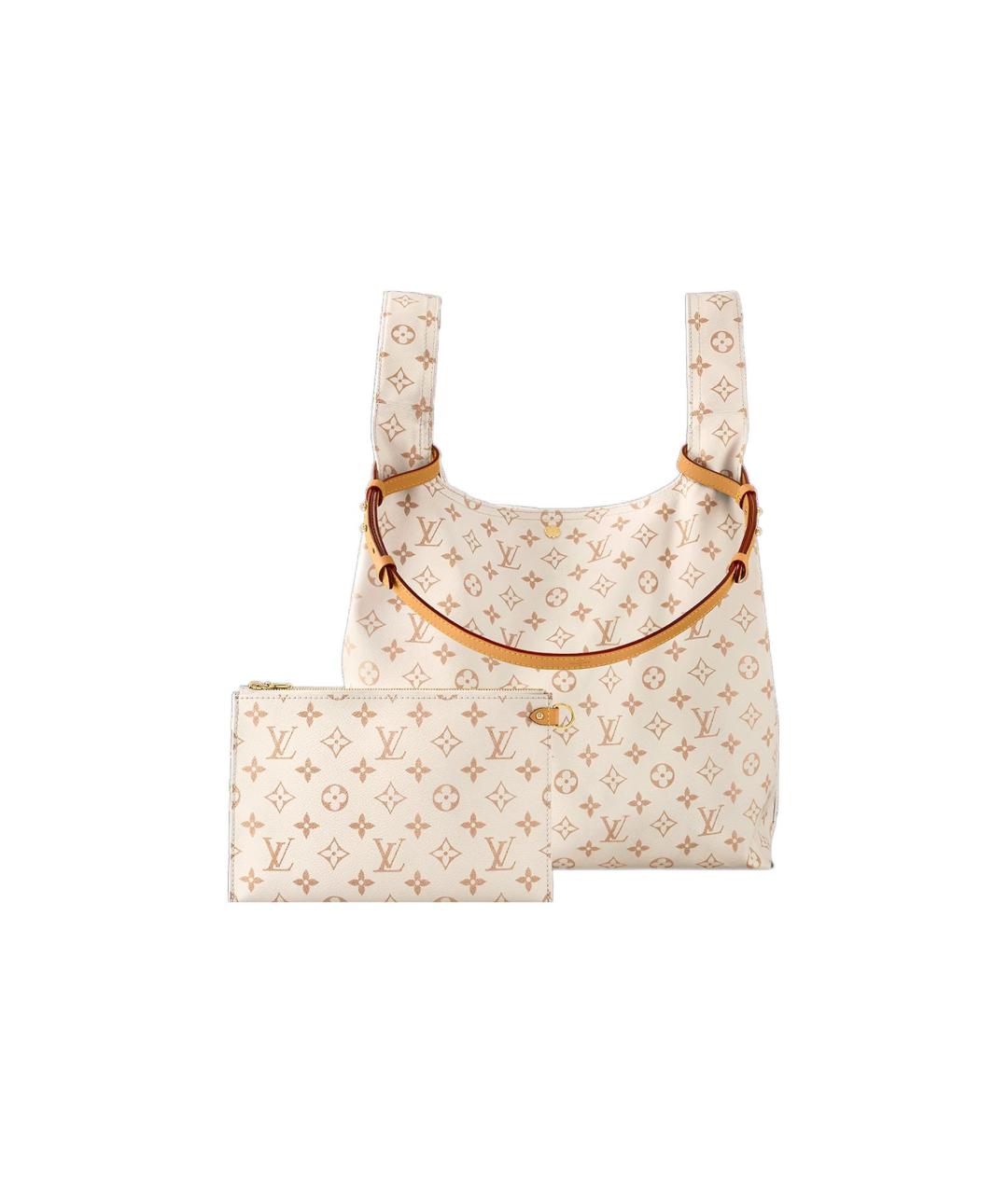 LOUIS VUITTON Бежевая сумка через плечо, фото 3