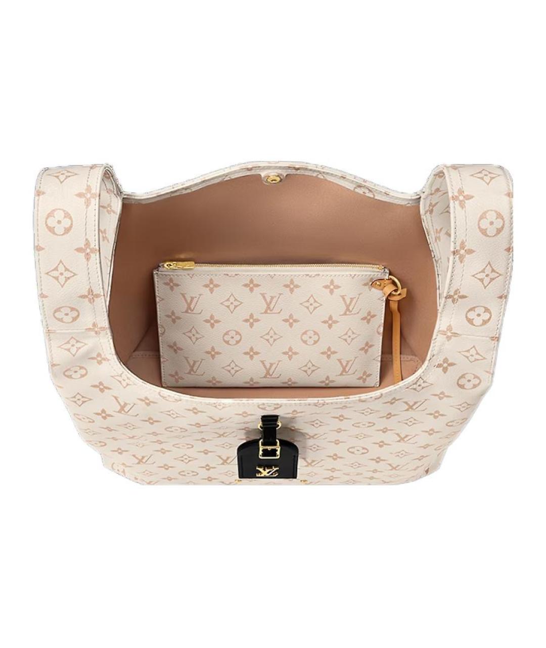 LOUIS VUITTON Бежевая сумка через плечо, фото 4