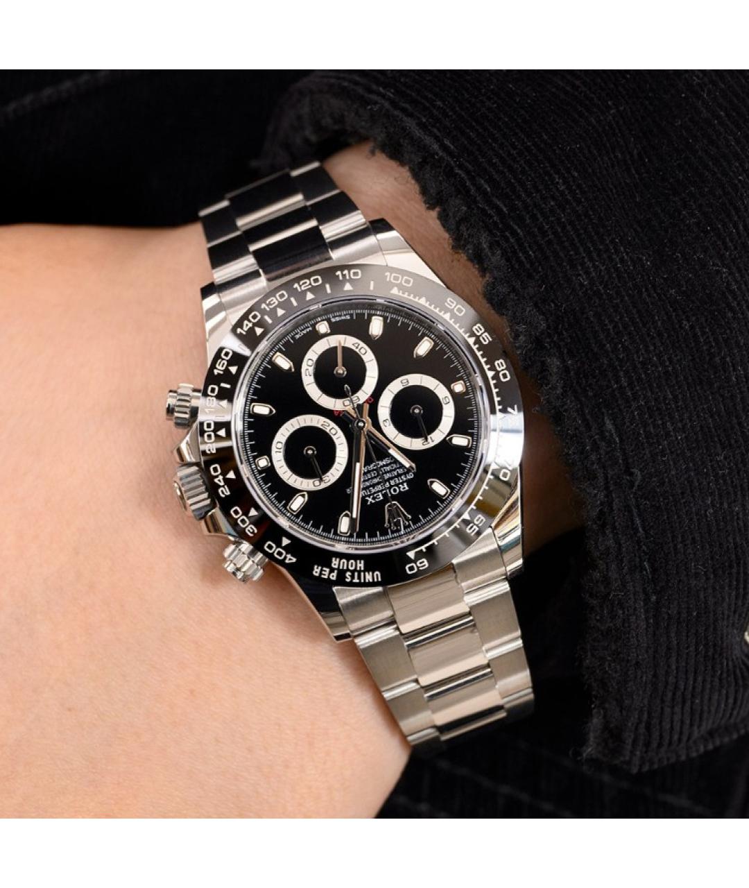 ROLEX Черные часы, фото 3