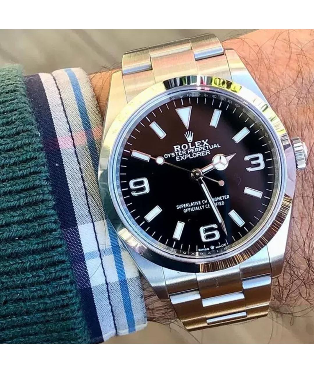 ROLEX Черные часы, фото 2