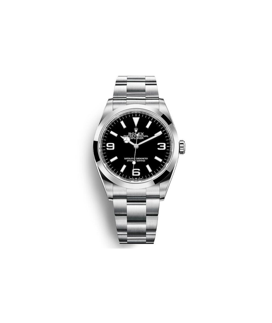 ROLEX Черные часы, фото 1