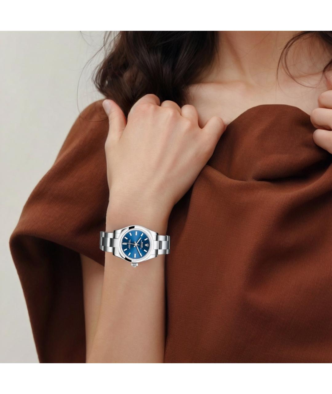 ROLEX Синие часы, фото 5