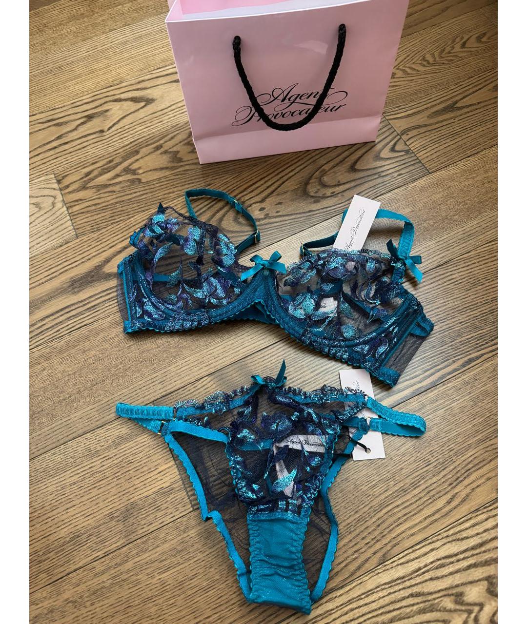 AGENT PROVOCATEUR Бирюзовый корсеты, фото 4