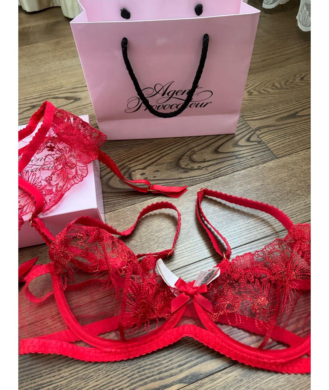 AGENT PROVOCATEUR Бордовый комплекты, фото 4