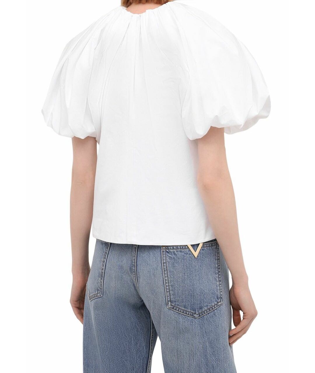 LANVIN Белая хлопковая рубашка, фото 3