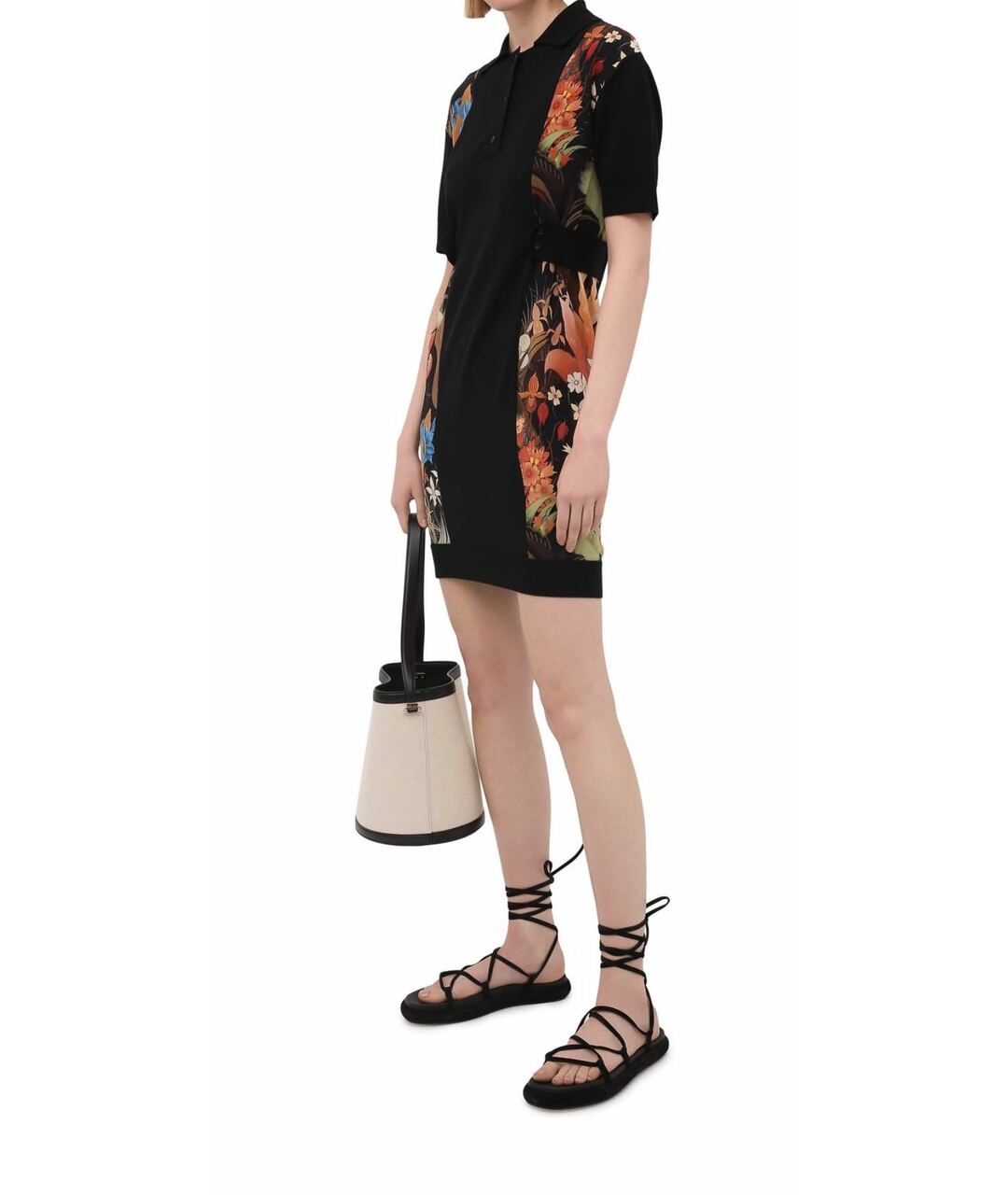 LANVIN Мульти шерстяное платье, фото 4
