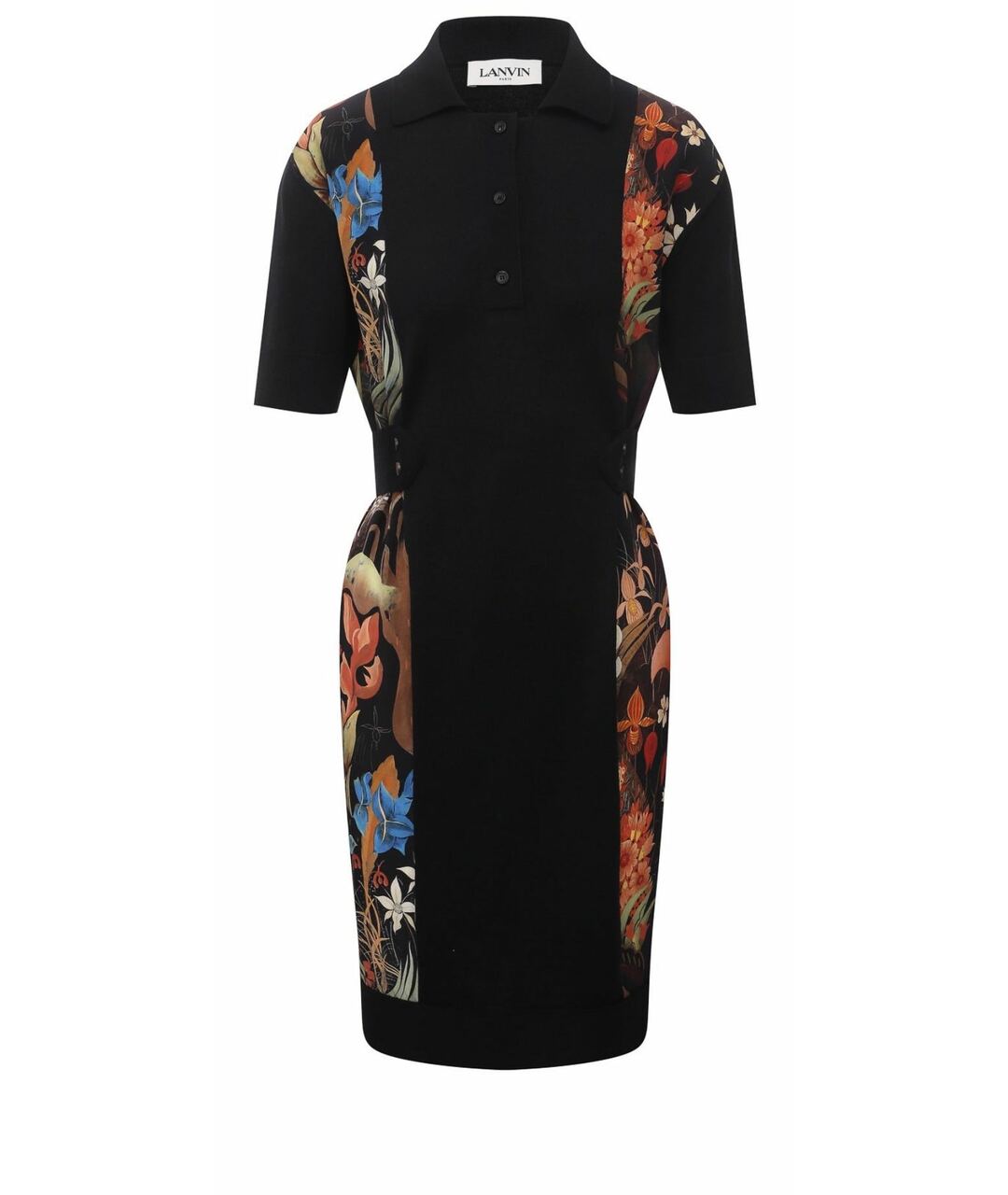 LANVIN Мульти шерстяное платье, фото 1