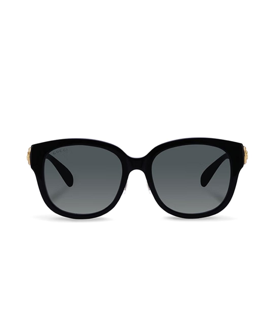 GUCCI Черные пластиковые солнцезащитные очки, фото 2