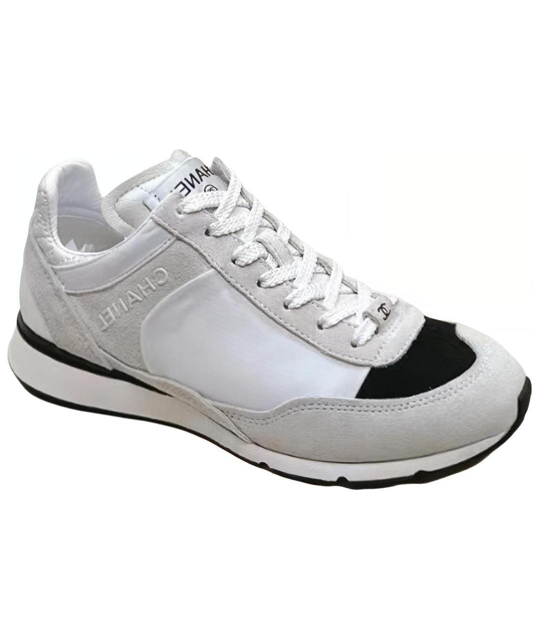 CHANEL Серые кроссовки, фото 4