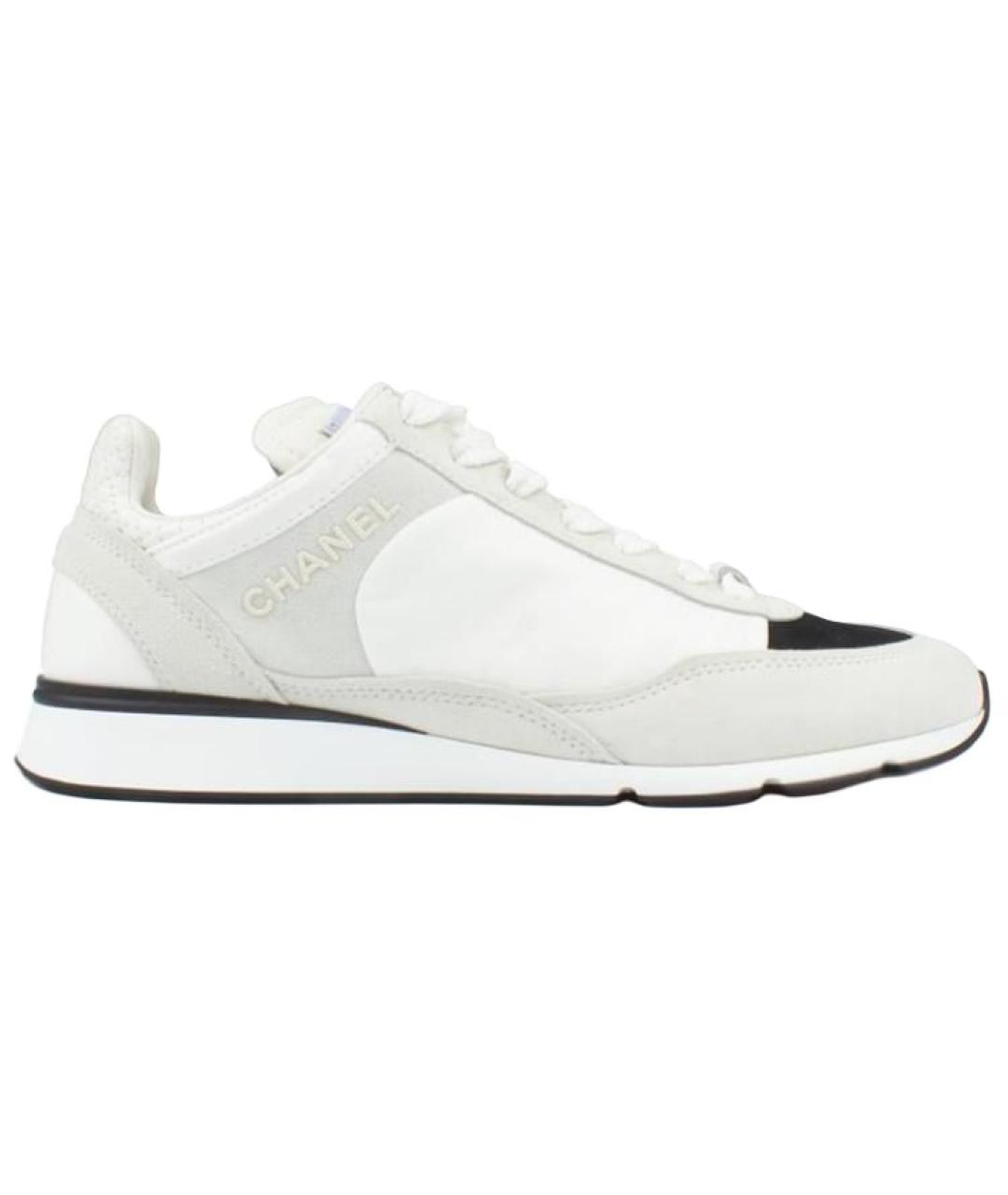 CHANEL Серые кроссовки, фото 1