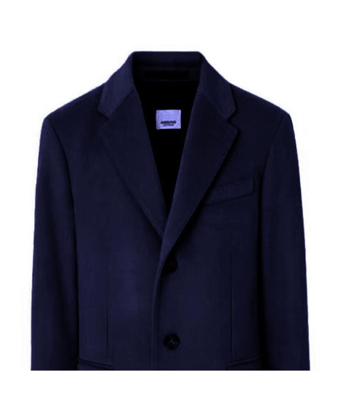 BURBERRY Темно-синий тренч / плащ, фото 2