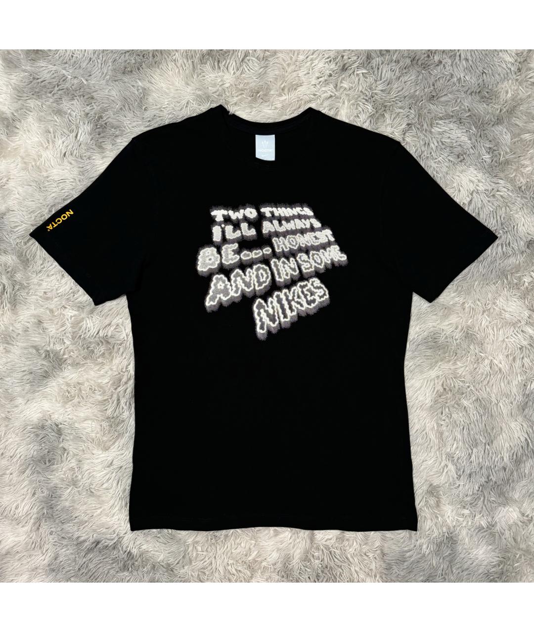 NIKE Черная хлопковая футболка, фото 1