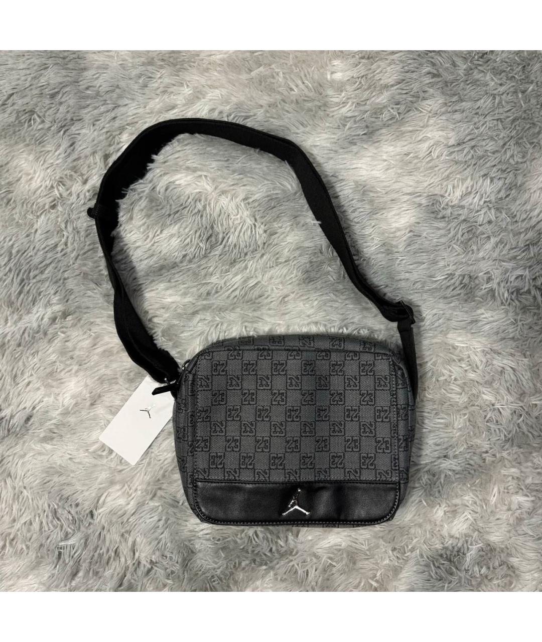 JORDAN Черная сумка на плечо, фото 6