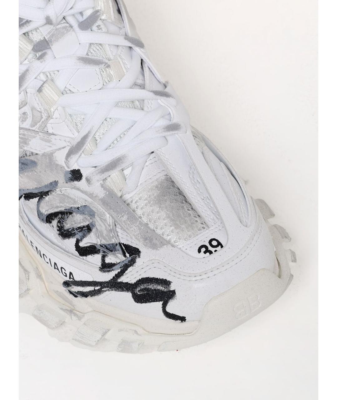 BALENCIAGA Белые кроссовки, фото 4