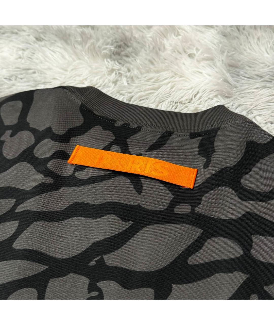 JORDAN Черная хлопковая футболка, фото 5