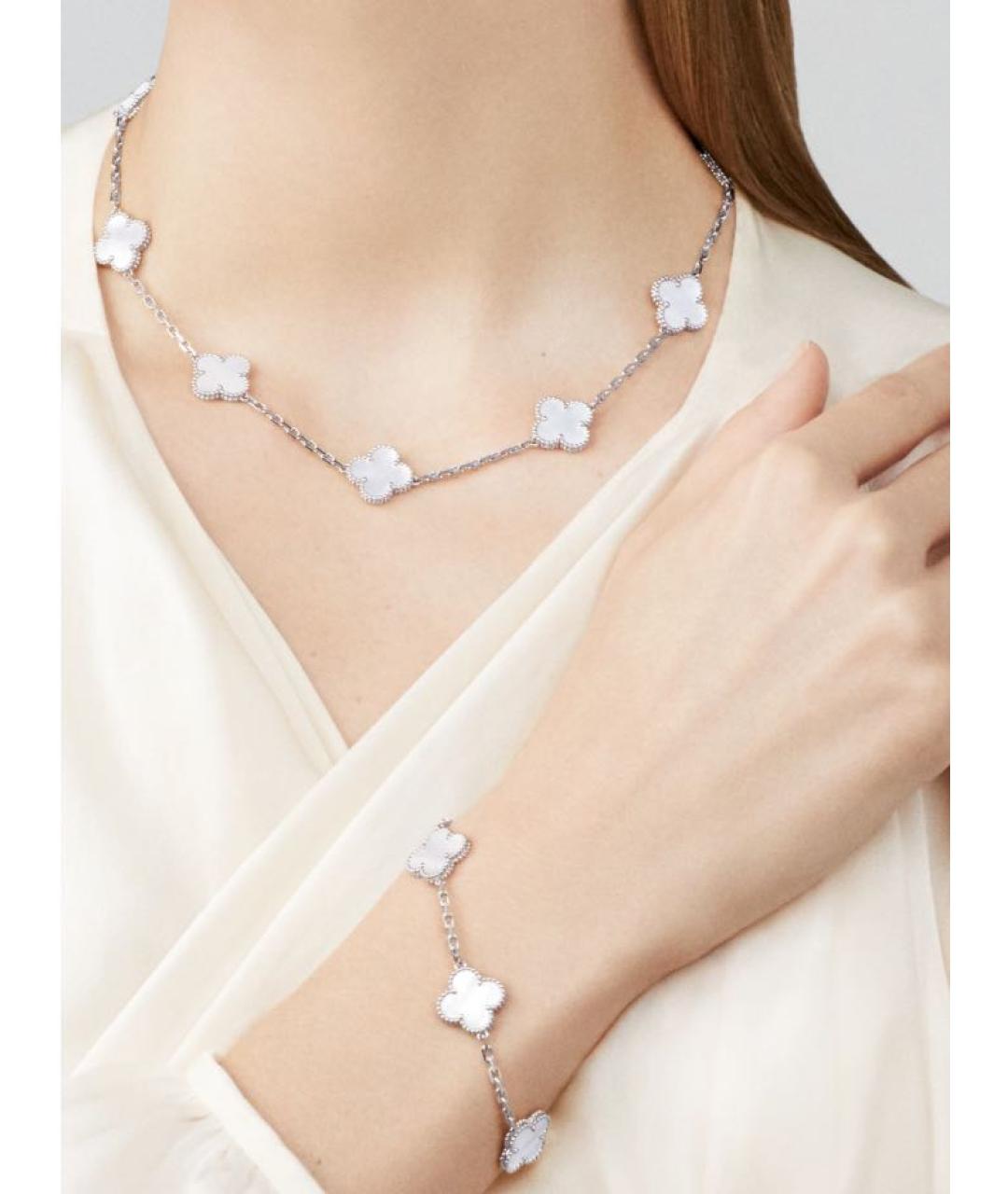 VAN CLEEF & ARPELS Белое колье из белого золота, фото 2