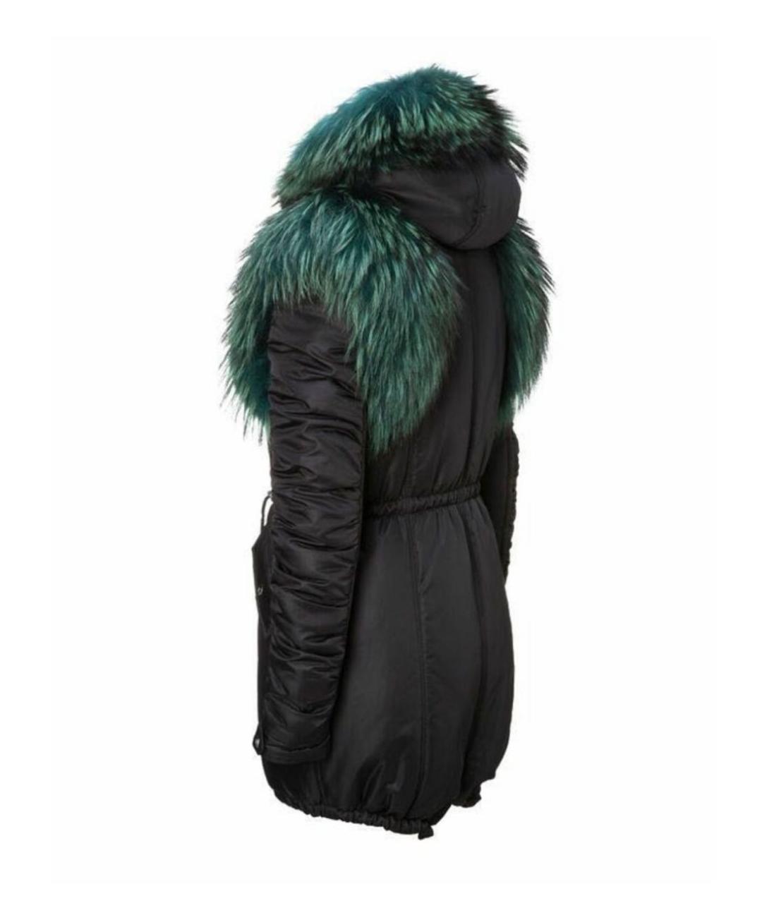 PHILIPP PLEIN Темно-синий пуховик, фото 2