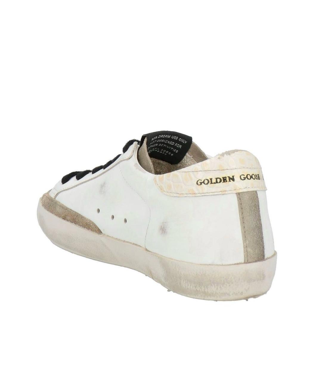 GOLDEN GOOSE DELUXE BRAND Белые кожаные кеды, фото 4