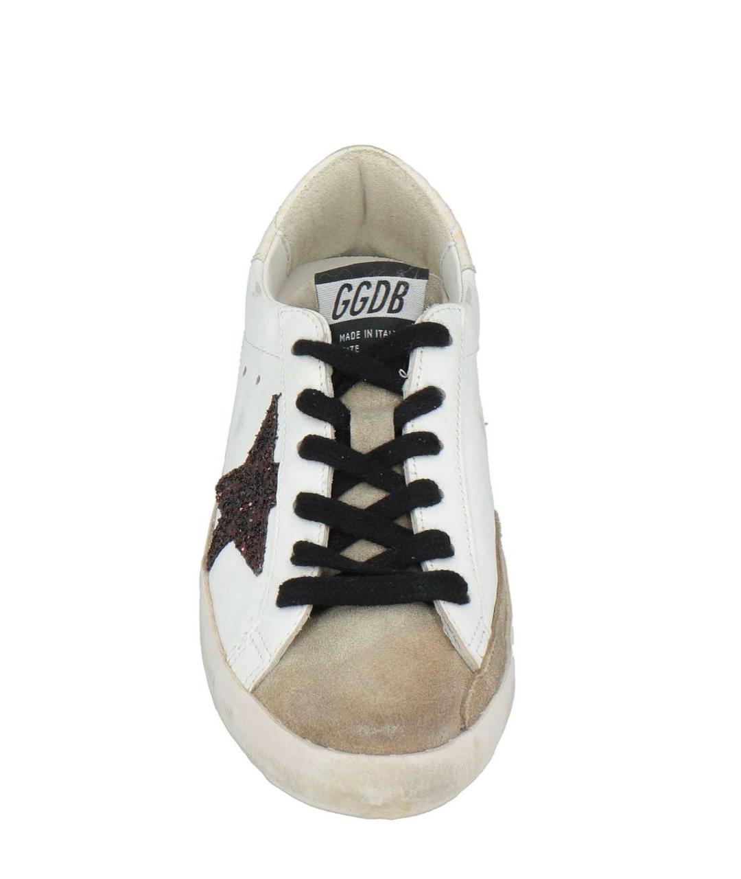 GOLDEN GOOSE DELUXE BRAND Белые кожаные кеды, фото 3