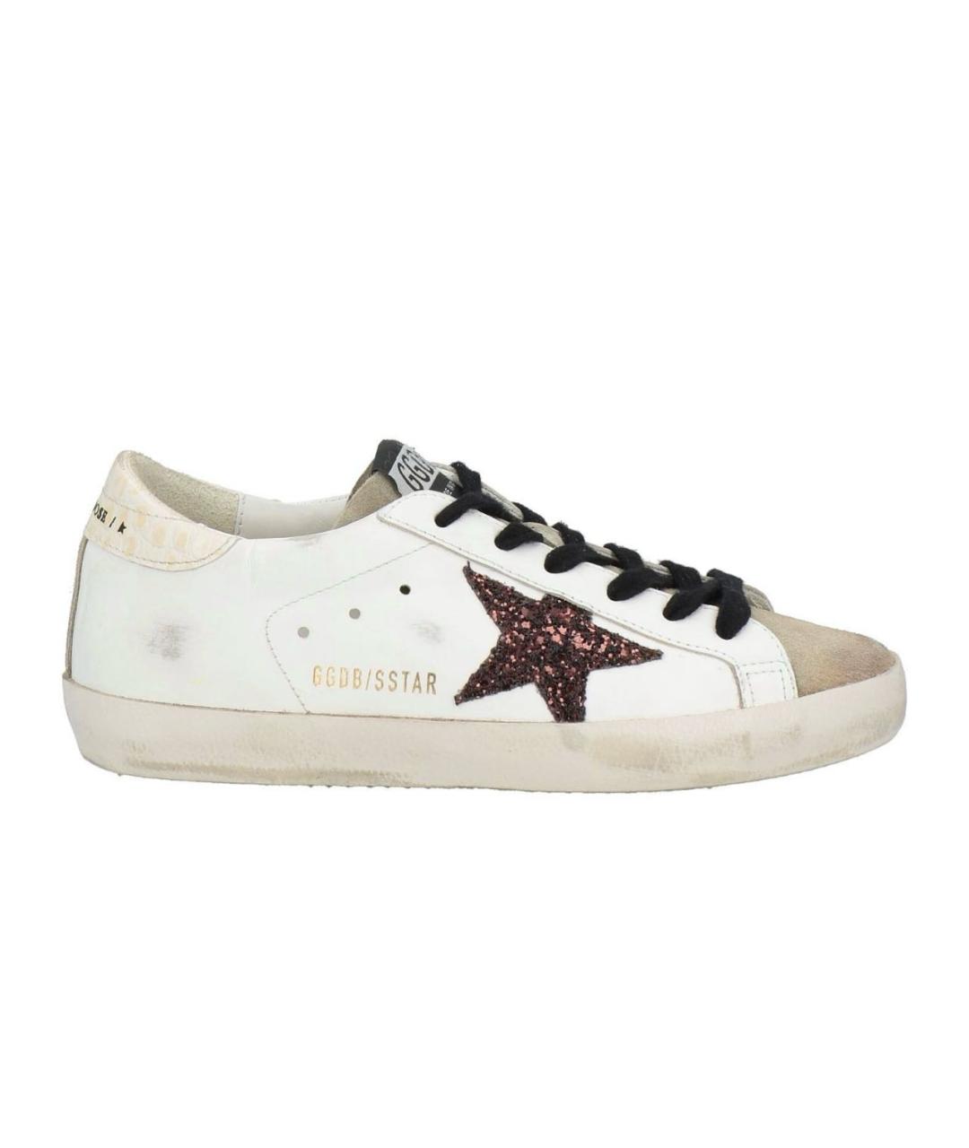 GOLDEN GOOSE DELUXE BRAND Белые кожаные кеды, фото 5