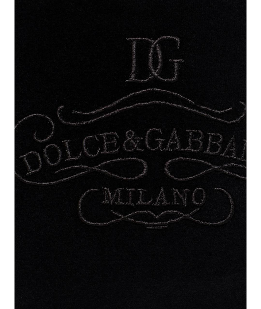 DOLCE&GABBANA Черные брюки широкие, фото 2