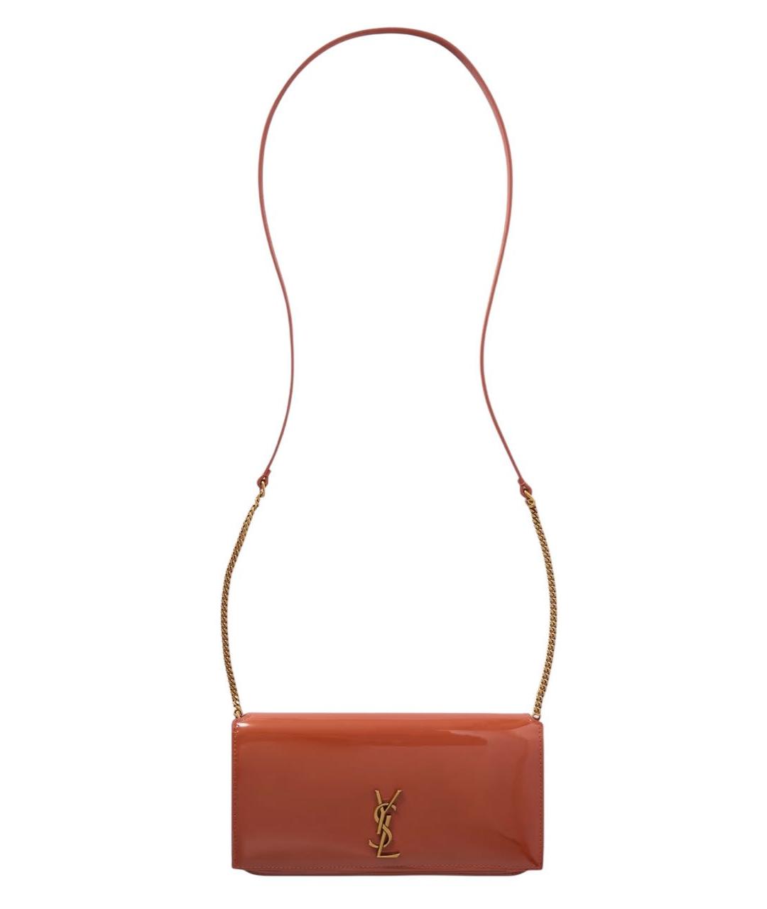 SAINT LAURENT Кожаная сумка через плечо, фото 7