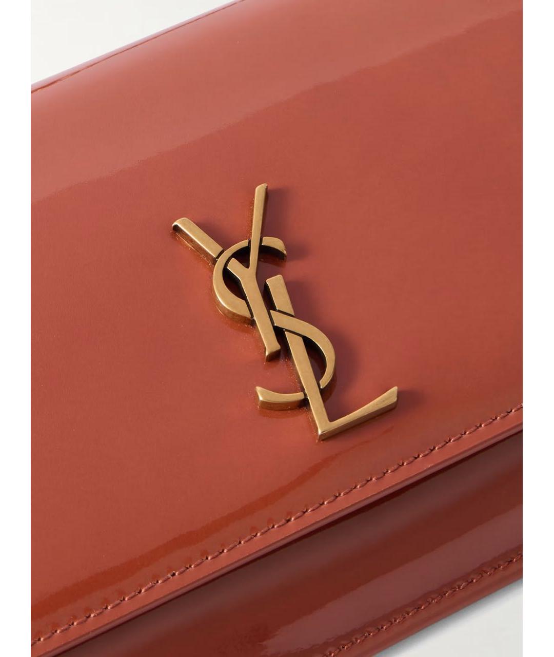 SAINT LAURENT Кожаная сумка через плечо, фото 3