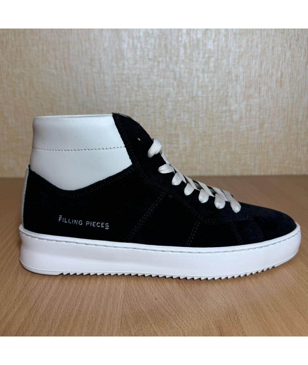 Filling pieces Черные замшевые кеды, фото 8