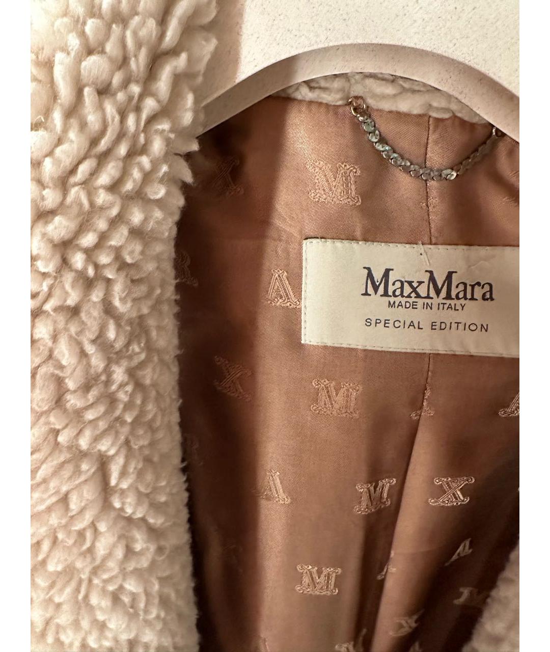 MAX MARA Белая шуба, фото 3