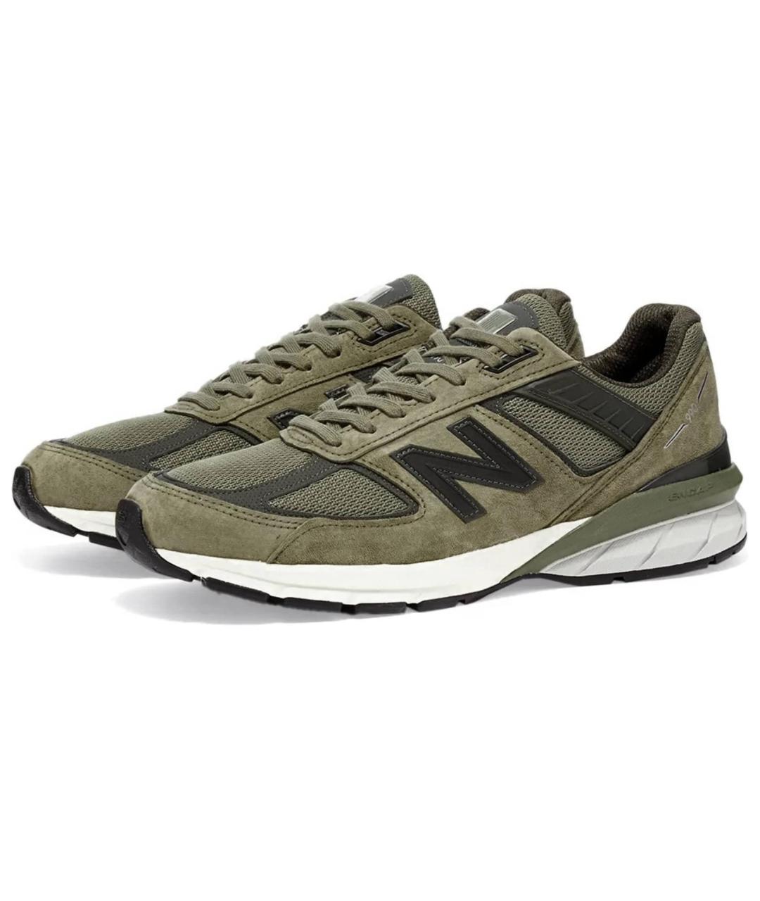 NEW BALANCE Хаки низкие кроссовки / кеды, фото 3